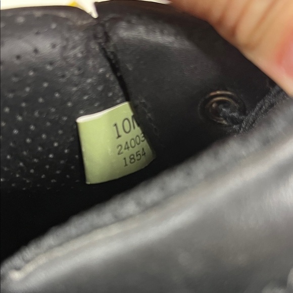 Timberland Black Leather Boots Size 10 - Picture 6 of 8